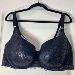 Black Lace Underwire Bra 42DDD Supportive Full Bust Sexy  Déesse Lingerie